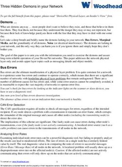 Three Hidden Demons in your Network