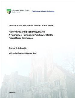 Algorithms and Economic Justice: A Taxonomy of Harms and a Path Forward for the Federal Trade Commission - Yale Law School