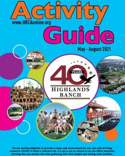 Activity GuideGuide www.HRCAonline.org - August 2021