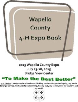 2015 Wapello County Expo July 13-18, 2015 Bridge View Center - 4-H Pledge: I pledge my head to clearer thinking, my heart to greater loyalty, my ...