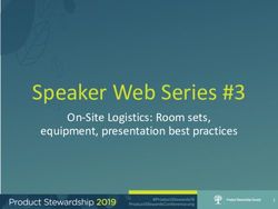 Speaker Web Series #3 - On-Site Logistics: Room sets, equipment, presentation best practices - Product Stewardship Society