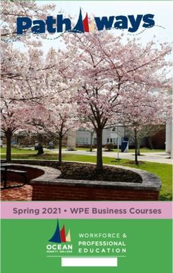 Spring 2021 WPE Business Courses - WORKFORCE & go.ocean.edu/wpe - Ocean County College
