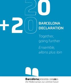 BARCELONA DECLARATION - Together, going further Ensemble, allons plus loin - ASCAME
