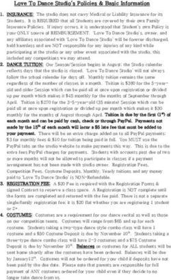 Love To Dance Studio's Policies & Basic Information - Love To Dance; Bright, Indiana
