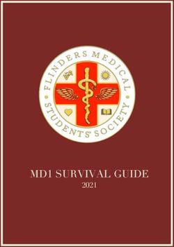 MD1 SURVIVAL GUIDE 2021 - The Flinders Medical Students' Society