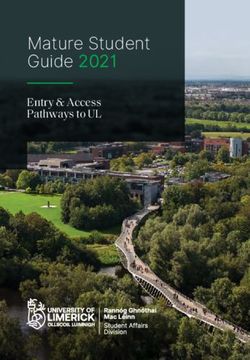 Mature Student Guide 2021 - Entry & Access Pathways to UL - University of Limerick
