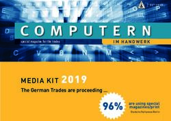 MEDIA KIT 2019 The German Trades are proceeding - Computern im Handwerk