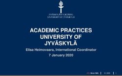 ACADEMIC PRACTICES UNIVERSITY OF JYVÄSKYLÄ - Elisa Heimovaara, International Coordinator 7 January 2020