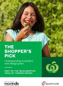 THE SHOPPER'S PICK Understanding Australia's new village green - PART OF THE WOOLWORTHS TROLLEY TRENDS SERIES - Woolworths Group