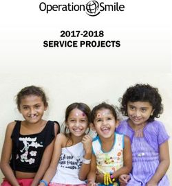 SERVICE PROJECTS 2017-2018 - Operation Smile Student Programs