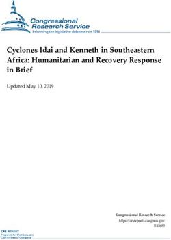Cyclones Idai and Kenneth in Southeastern Africa: Humanitarian and Recovery Response in Brief - Updated May 10, 2019