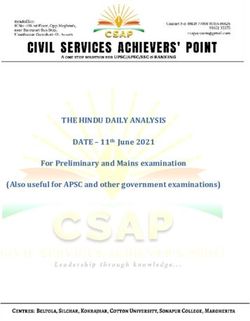 THE HINDU DAILY ANALYSIS - For Preliminary and Mains examination (Also useful for APSC and other government examinations) DATE - 11th June 2021