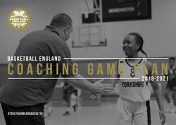 Coaching game Plan basketball england 2018-2021