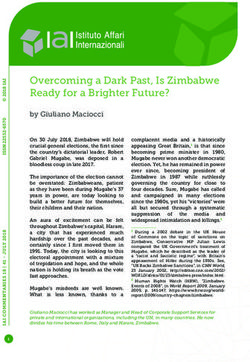 Overcoming a Dark Past, Is Zimbabwe Ready for a Brighter Future?