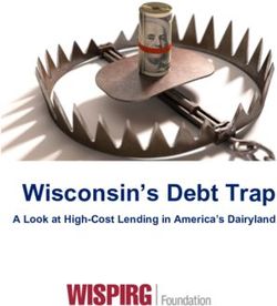 Wisconsin's Debt Trap - A Look at High-Cost Lending in America's Dairyland - WISPIRG ...