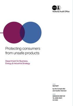 Protecting consumers from unsafe products - Department for Business, Energy & Industrial Strategy - National Audit ...