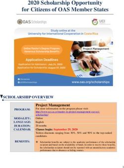 2020 Scholarship Opportunity for Citizens of OAS Member States - OAS Scholarship Program for ...