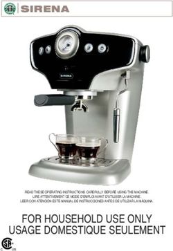 FOR HOUSEHOLD USE ONLY USAGE DOMESTIQUE SEULEMENT