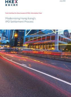 Modernising Hong Kong's IPO Settlement Process - Fast Interface for New Issuance (FINI): Information Pack - HKEX