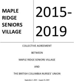 2015- 2019 MAPLE RIDGE SENIORS VILLAGE - BCNU