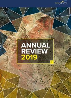 ANNUAL REVIEW 2019 - EuroGeographics