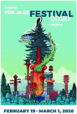 FEBRUARY 19 MARCH 1, 2020 - PDX Jazz