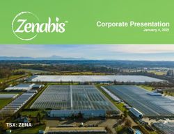Corporate Presentation - January 4, 2021 - Zenabis