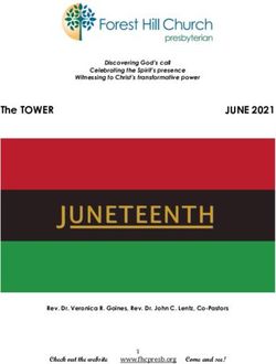 The TOWER JUNE 2021 - Forest Hill Presbyterian Church