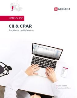 CII & CPAR For Alberta Health Services - USER GUIDE