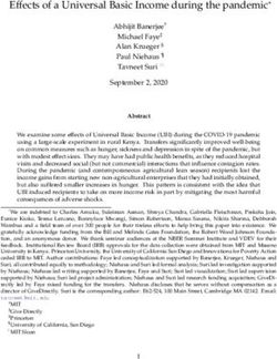 Effects of a Universal Basic Income during the pandemic