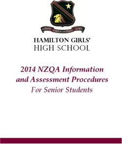 2014 NZQA Information and Assessment Procedures - For Senior Students High School