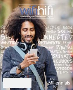 Millennials The www.wifihifi.ca | November 2017 - Wifi Hifi Mobile Digital Edition