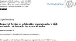 Supplement of Impact of forcing on sublimation simulations for a high mountain catchment in the semiarid Andes - The Cryosphere