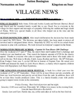 VILLAGE NEWS SUTTON BONINGTON NORMANTONONSOAR KINGSTONONSOAR - SUTTON BONINGTON ...