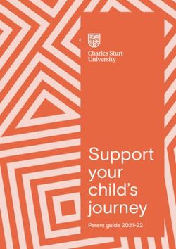 Support your child's journey - Parent guide 2021-22 - Charles Sturt University