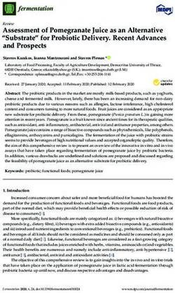 Assessment of Pomegranate Juice as an Alternative "Substrate" for Probiotic Delivery. Recent Advances and Prospects - MDPI