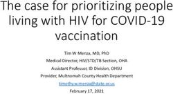 The case for prioritizing people living with HIV for COVID-19 vaccination
