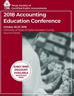 2018 Accounting Education Conference - EARLY BIRD DISCOUNT AVAILABLE MORE DETAILS - TSCPA
