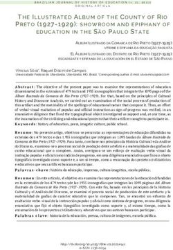 THE ILLUSTRATED ALBUM OF THE COUNTY OF RIO PRETO (1927-1929): SHOWROOM AND EPIPHANY OF EDUCATION IN THE SÃO PAULOSTATE