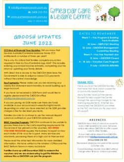 GBOOSH UPDATES JUNE 2022 - Gymea Bay Care & Leisure Centre