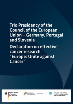 Trio Presidency of the Council of the European Union - Germany, Portugal and Slovenia Declaration on effective cancer research "Europe: Unite ...