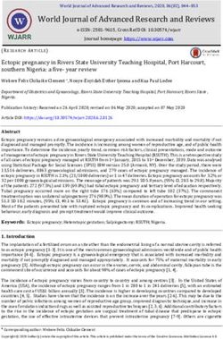 World Journal of Advanced Research and Reviews - World Journal of Advanced Research and ...