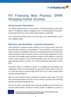 PV Financing Best Practice: SPAR Shopping Centre (Austria)