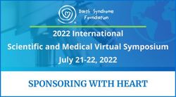 SPONSORING WITH HEART - Barth Syndrome Foundation