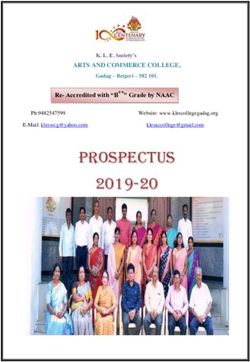 PROSPECTUS 2019-20 - ARTS AND COMMERCE COLLEGE, Re- Accredited with "B - KLE Society's Arts and Commerce ...