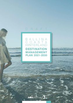 DESTINATION MANAGEMENT PLAN 2021-2030 - NSW ...