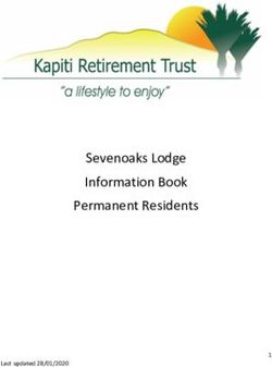 Sevenoaks Lodge Information Book Permanent Residents