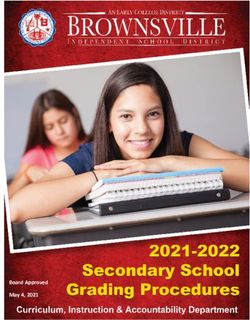 Brownsville Independent School District - Board Approved May 4, 2021