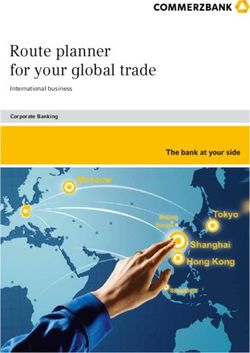 Route planner for your global trade - International business Corporate Banking