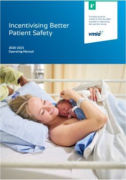 Incentivising Better Patient Safety - 2020-2021 Operating Manual - Victorian Managed Insurance ...
